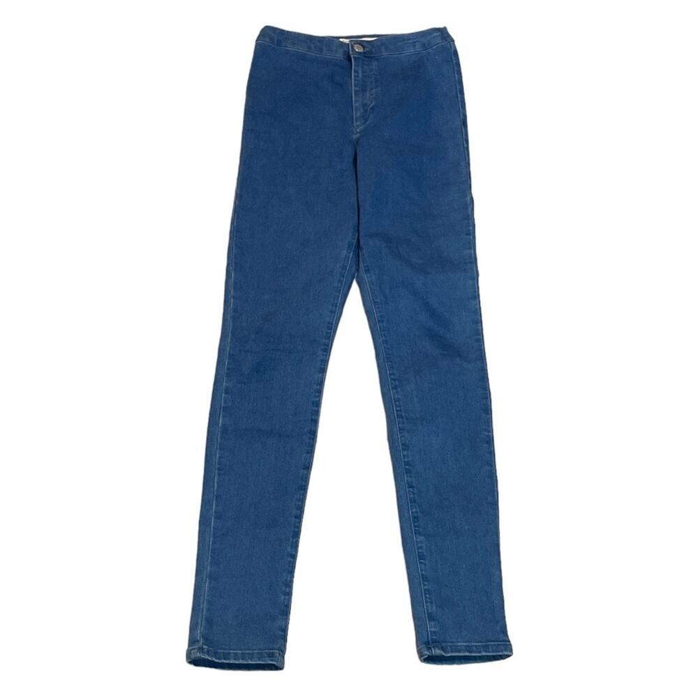 TopShop Moto Joni Skinny High Rise Jeans Blue Size Size 28